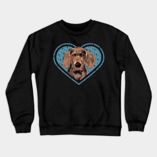 Weimaraner puppy Crewneck Sweatshirt